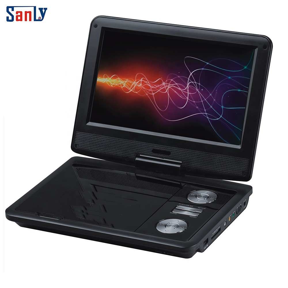 Reproductor de DVD portátil, Ultra delgado, EVD, con pantalla, TV, juego, barato, 2021