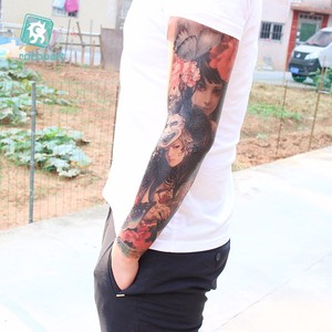 Tatuaje Temporal Personalizado Impermeable de Manga <span class=keywords><strong>Completa</strong></span> <span class=keywords><strong>para</strong></span> <span class=keywords><strong>Pierna</strong></span>, Brazo y Mano con Diseño de Calavera <span class=keywords><strong>para</strong></span> <span class=keywords><strong>Hombre</strong></span> y Mujer - Product Image 4