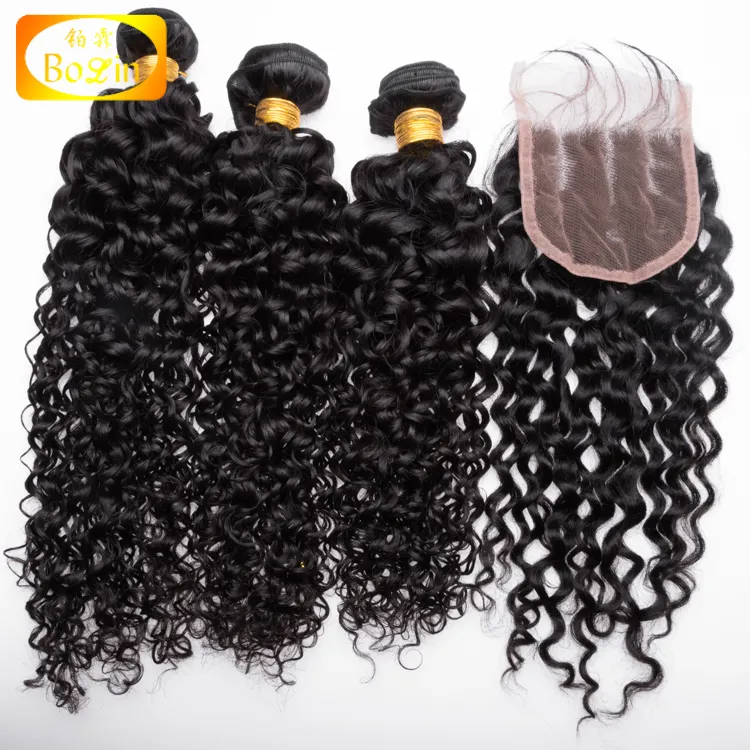 Free Weave Hair Packs Brazilian Human Hair Extension Deep Curly Virgin Brazilian Hair