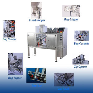 मल्टी फंक्शन 4 सिर रैखिक पैमाने कंपन फीडर सिस्टम वजन और पैकेजिंग मशीन - Product Image 2