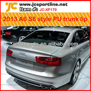 2013 a6 s6 baul trasero del labio para audi a6 coche alerón trasero de arranque automático del ala del labio - Product Image 1