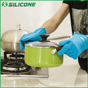 Alibaba China caliente venta resistencia al calor <span class=keywords><strong>de</strong></span> <span class=keywords><strong>silicona</strong></span> guante / cocinar 5 dedos <span class=keywords><strong>de</strong></span> <span class=keywords><strong>silicona</strong></span> guante - Product Image 5
