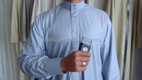 hot selling muslim clothing dishdasha cuffing sleeve
