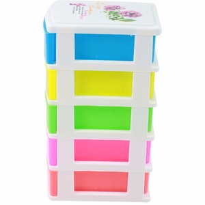 5-tier green venta Caliente de almacenamiento cajón de plástico para la joyería - Product Image 5