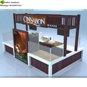 Perfetto centro commerciale di grandi dimensioni Fast Food stallo chiosco caffè Design Crepe chiosco Waffle Booth in vendita - Product Image 3