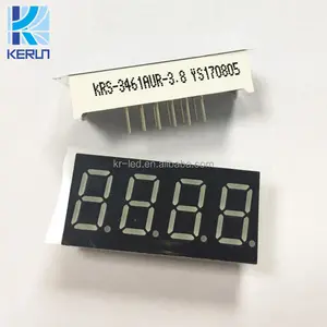 Afficheur LED Keun KRS-3461AUR-3.8 Anode 4 chiffres 7 segments 12 broches - Product Image 1