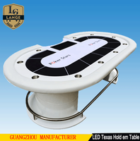 Table de Poker électronique LED, disco, haut de gamme, robuste, en promotion