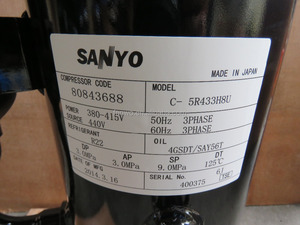 <span class=keywords><strong>Sanyo</strong></span> <span class=keywords><strong>C</strong></span>-5R433H8U r22 máy nén 5 tôn không khí trung tâm đơn vị điều hòa tandem - Product Image 3