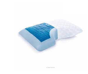 <span class=keywords><strong>Z</strong></span> Side Sleeper VAI Cutout Gel Dough Memory <span class=keywords><strong>Foam</strong></span> Gối Với Lớp Gel Lỏng - Product Image 1