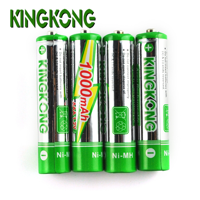 1.2V NIMH Size AAA 1000mAh Rechargeable Ni-MH Battery for Digital Cameras and Toys Outperforming for Consumer Electronics