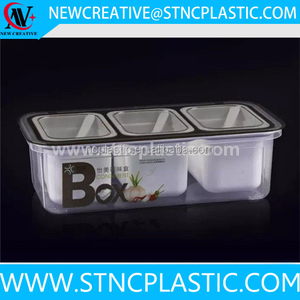 Pots à épices carrés en plastique pour herbes et gingembre, pinces importé du japon, pièces - Product Image 6
