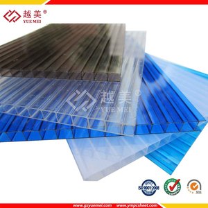 6 mm doble pared lámina de policarbonato 100% Bayer por efecto invernadero <span class=keywords><strong>claraboya</strong></span> cochera <span class=keywords><strong>techo</strong></span> toldo - Product Image 3