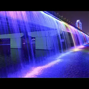 Künstlicher Animations wasserfall brunnen moderner Wasser brunnen im Freien