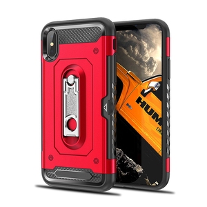 Híbrido de la <span class=keywords><strong>pc</strong></span> tpu shockproof <span class=keywords><strong>Hummer</strong></span> soporte funda de teléfono móvil para el iPhone X plus - Product Image 1
