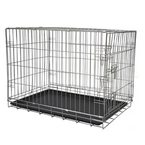 36' folding custom dog enclosure dog cage with plastic flooring MHD003