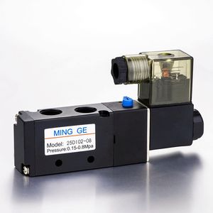 MGPC MINGGE 4V210-08 5/2-Wege-<span class=keywords><strong>Pilot</strong></span> wirkendes elektrisches Magnetventil 220V 380V Pneumatisches Luft regel magnetventil - Product Image 1