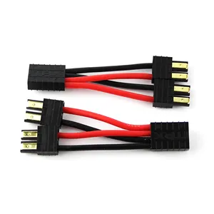 Traxxas Plug Trx Connector Mannelijk Naar Vrouwelijk Parallelle Adapter Draad Kabel 14awg 100Mm Voor Rc Lipo Batterij