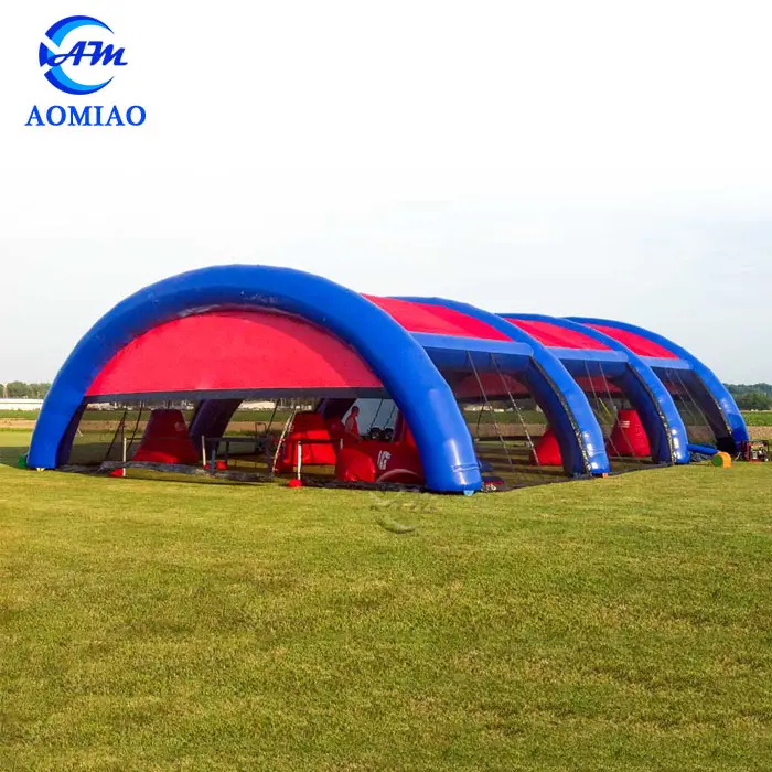 خيمة ضخمة عالية الجودة قابلة للنفخ تصويب كرات الطلاء خيمة قابلة للنفخ للتصويب