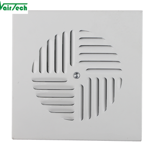 Design moderno piano quadrato in lega di alluminio registri HVAC lineare diffusore aria griglie di ventilazione aria condizionata - Product Image 3