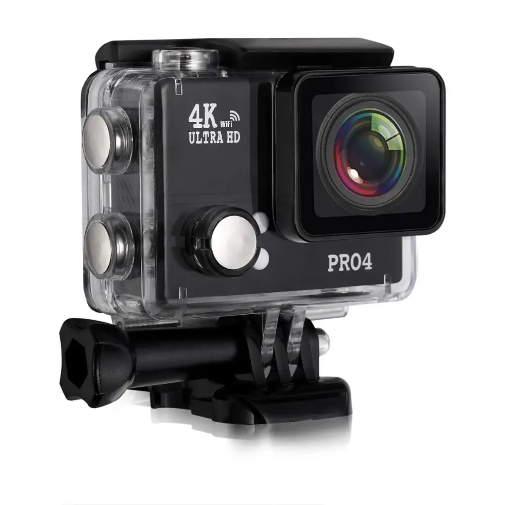 2019 recommend High Quality 2.0 Inch Full HD 1080P Sports Wifi Camera 4K Pro Action Camera 4K With 30M Waterproof