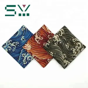 Tùy Chỉnh Logo Nhật Bản Phong Cách Hữu Cơ Bông Lụa Bandanas