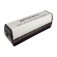 Brosse de nettoyage pour disques vinyles LP en gros avec logo personnalisé d'usine - Fibre de carbone / Velours / Bois / Nylon