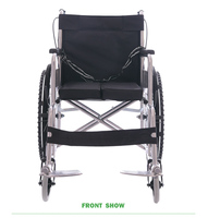 Fauteuil roulant pliable moyen et robuste, 2 sièges, produit de luxe, marché haut de gamme, durable