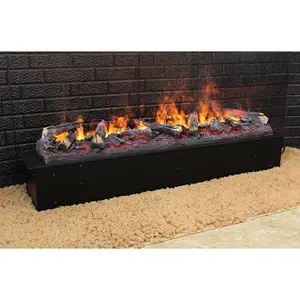 Water Vapor Mist Fire Steam Fireplace Cassette 1000mm Log Set Design Smoke Flame Effect Wasserdampffeuer