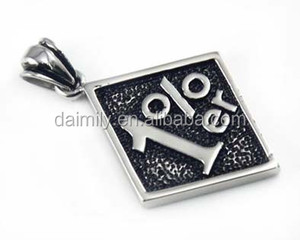 Grosir 1% Mode Baja Titanium ER Satu Persen Liontin Punk Punk Unik Dalam Liontin - Product Image 6