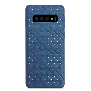 patrón de tejido suave de la cubierta del teléfono móvil del tpu para samsung s10/plus/lite - Product Image 2