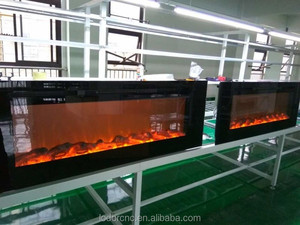 Chimenea Eléctrica LED de Diseño Moderno con Llama, Calentador de Pared para Decoración del Hogar o Hotel, Idioma de Funcionamiento Inglés - Product Image 3