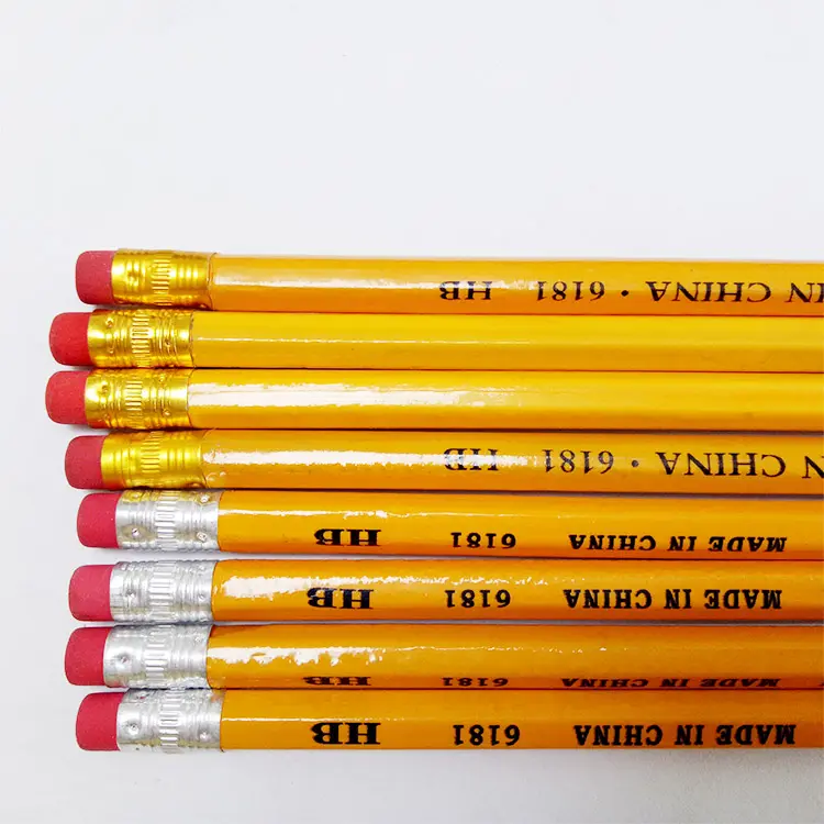 Pencil wooden pencils black pencil/yellow pencil /green pencil