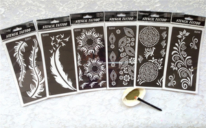 นุ่ม <span class=keywords><strong>Stencil</strong></span> สำหรับ Body Tattoo Henna Tattoo <span class=keywords><strong>Stencil</strong></span> - Product Image 2