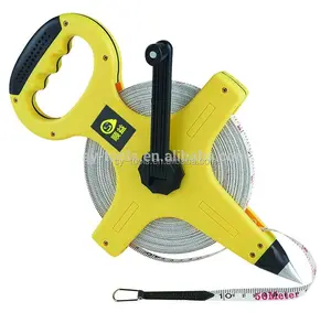 Custom measuring tape with 500 ft long tape measure holder 30m 50m 4 colors