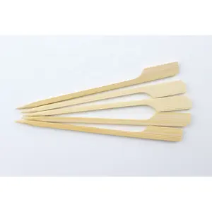 Einweg angepasst kebab Teppo paddle bambus sticks spieß 18 cm