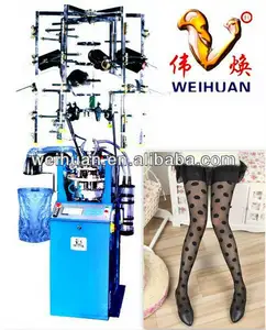 WH-E7 full computerized jacquard silk stocking/pantyhose circular socks knitting machine(4 inch)