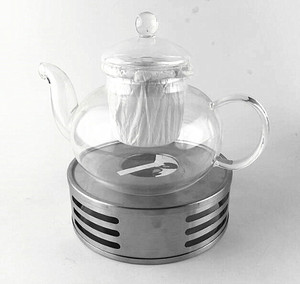 450 ml Main Filtre Thé <span class=keywords><strong>Pot</strong></span> Théière En Verre Pour Faire Bouillir L'eau Avec Couvercle En Acier Inoxydable Infuser - Product Image 6