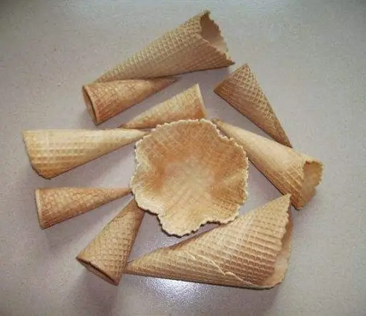 Totalmente automático sorvete wafer cone/cone de açúcar laminados/ice cream biscuit que faz a máquina