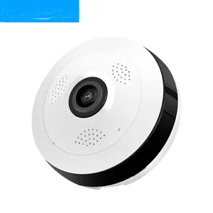 Monitor de bebê 960p r3607b 1.3mp, câmera de vigilância panorâmica sem fio hd wifi 360 graus cctv vr v380