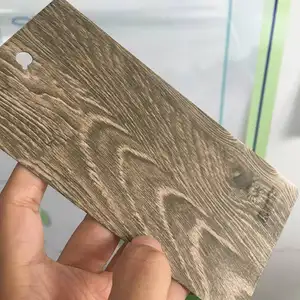 Pintura de recubrimiento en polvo epoxi electrostático con acabado de madera con transferencia térmica