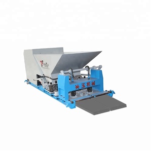 Automatic cement board fence making machine