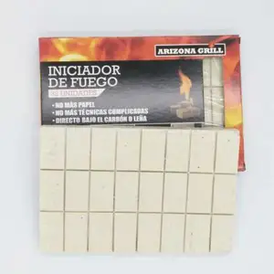 32cubes white wood paraffin BBQ fire starter firelighter