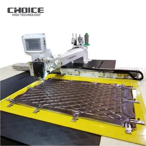 Pattern Sewing Machine for Label Attaching Sewing GC13090 for Cloth for Leather 1200mm*900mm Big Size Electronic White Choice