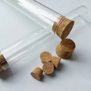 HM Large Glass Test Tubes With Corks