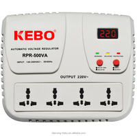KEBO yüksek performanslı röle voltaj sabitleyici RPR-500/1000VA ile çıkış gerilimi 220V/230V/240V