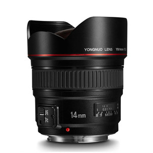 YN14mm F2.8 AF MF التركيز البؤري التلقائي فائقة زاوية واسعة عدسة رئيس 14 مللي متر ل 5D مارك الثالث الرابع 6D 700D 80D 70D DSLR كاميرا