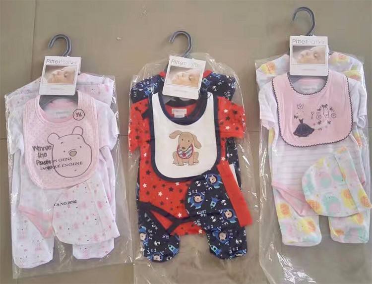 Conjunto de ropa de algodón para bebé recién nacido, moda para