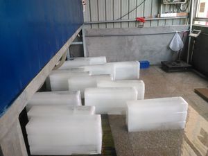 Máquina de bloques de hielo, 50 toneladas/día, sistema de amoníaco