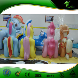 Gonflable petits <span class=keywords><strong>chevaux</strong></span> animaux dessin animé mobile avec impression personnalisée couleur - Product Image 3