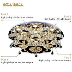 Đảm bảo chất lượng rõ ràng K9 Pha Lê Trần đèn phòng khách <span class=keywords><strong>LED</strong></span> Trần Đèn hiện đại <span class=keywords><strong>LED</strong></span> ánh sáng Chandler - Product Image 3